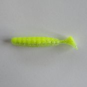 Bass Shad Transparent/Silke med Glitter 6 cm