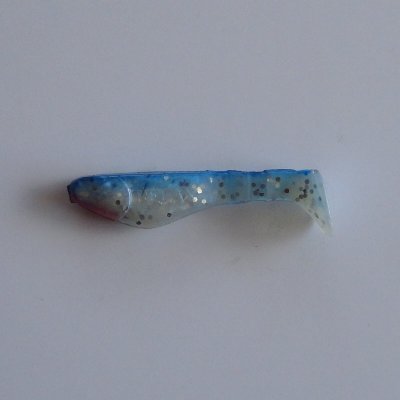 Ripper Kopyto Pärlemor/Blå/Röd med Glitter 5 cm