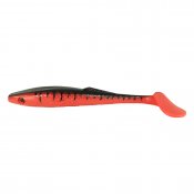 Pike Shad Röd och Svart 22,5cm