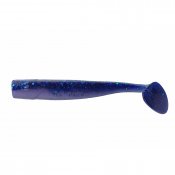 K.P Slim Shad 3 Lila med blått glitter 7,5cm