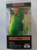 Akara Frog 55 Grön med svarta prickar