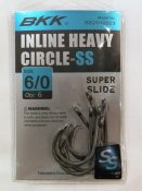 BKK Inline Heavy Circle -SS 6/0 ,6st
