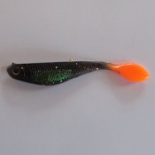 Löjan F Transparent Svart/Orange Skimrande/Glitter 8,7 cm