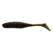 Lazy Shad Green Pumpkin Rött Glitter 7,5 cm
