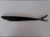 Fin-S Fish Black 25,4 cm