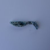 Ripper Kopyto Laminat Transparent/Vit med Blått/Svart Glitter 7,5 cm
