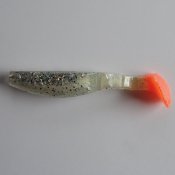 Ripper Kopyto Long Pärlemor/Transparent/Orange med Holo/Svart Glitter 10 cm