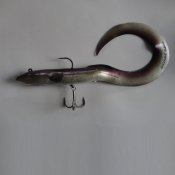 Real Eel Ready to Fish Purple Pearl 30 cm