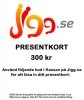 Presentkort på Jigg.se!