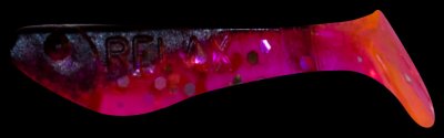 Ripper Kopyto Transparent Rosa/Svart med Glitter 3,5 cm