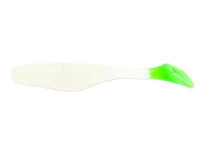 Walleye Turbo Shad Glow/Chartreuse Tail 9 cm