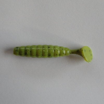 Bass Shad Snorgrön med Peppar 6 cm