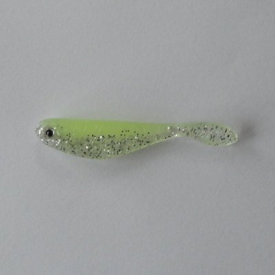 Löjan F Chartreuse Glow/Transparent med Glitter 6,2 cm