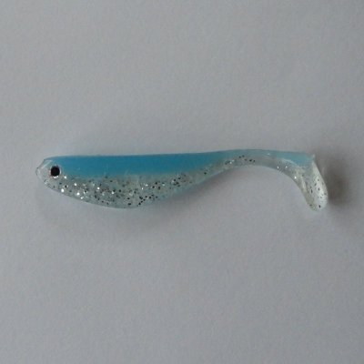 Löjan P Blå Glow/Transparent med Glitter 6,2 cm