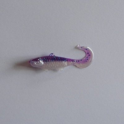 Ripper Banjo Pärlemor/Violett med Blått Glitter 4,5 cm