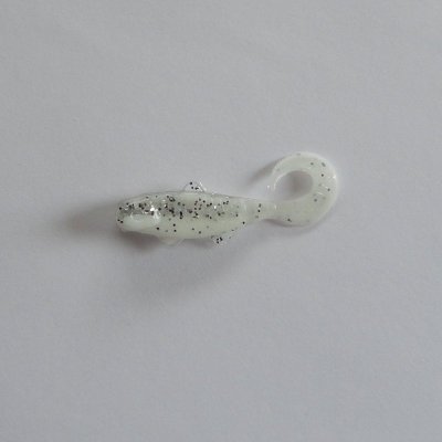 Ripper Banjo Vit/Transparent Svart/Silver Glitter 4,5 cm