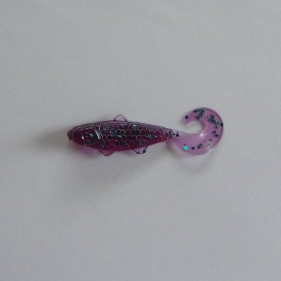 Ripper Banjo Transparent Violett Blått Glitter 4,5 cm