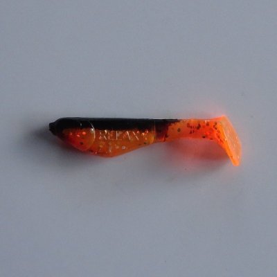 Ripper Kopyto Orange/Transparent/Svart med Holo Glitter 5 cm