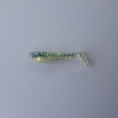 Ripper Kopyto Laminat Transparent/Pärlemor med Blått/Guld Glitter 6,2 cm