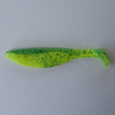 Ripper Kopyto Laminat Chartreuse/Silke med Blått Glitter 12,5 cm