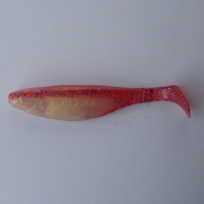 Ripper Kopyto Laminat Röd/Pärlemor med Blått Glitter 12,5 cm