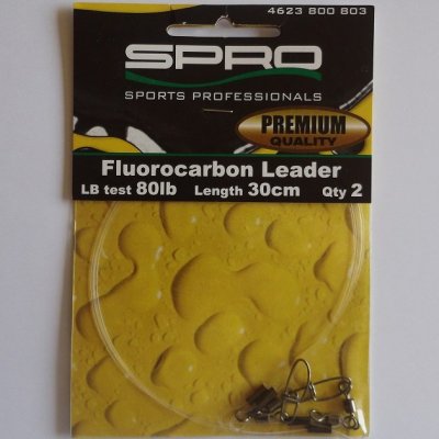 Spro Fluorocarbon Tafs 30 cm 36,4 kg 2 st