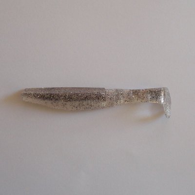 Pro Jointed Minnow Vit/Transparent med Svart/Silver Glitter 10,5 cm