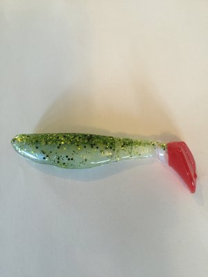 Ripper Kopyto Pärlemor/Grönt Svart Glitter 7,5cm
