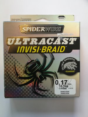 Spiderwire Ultracast Invisi-Braid 0.17mm 110m 18,1Kg