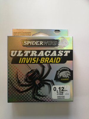 Spiderwire Ultracast Invisi-Braid 0.12mm 110m 9,1Kg