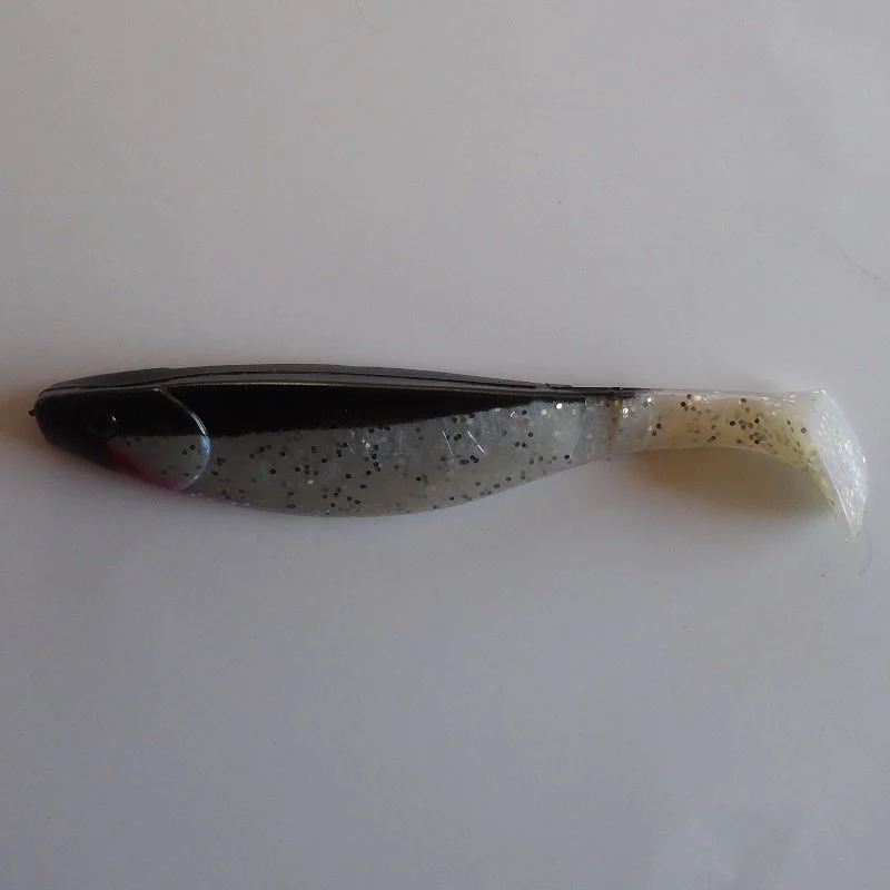 Ripper Kopyto 15cm (6") Svart/Blå Pärlemor Silverglitter