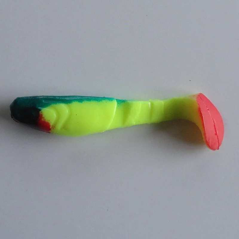 Ripper Kopyto 7,5cm (3") Silke/Blå Röd Svans