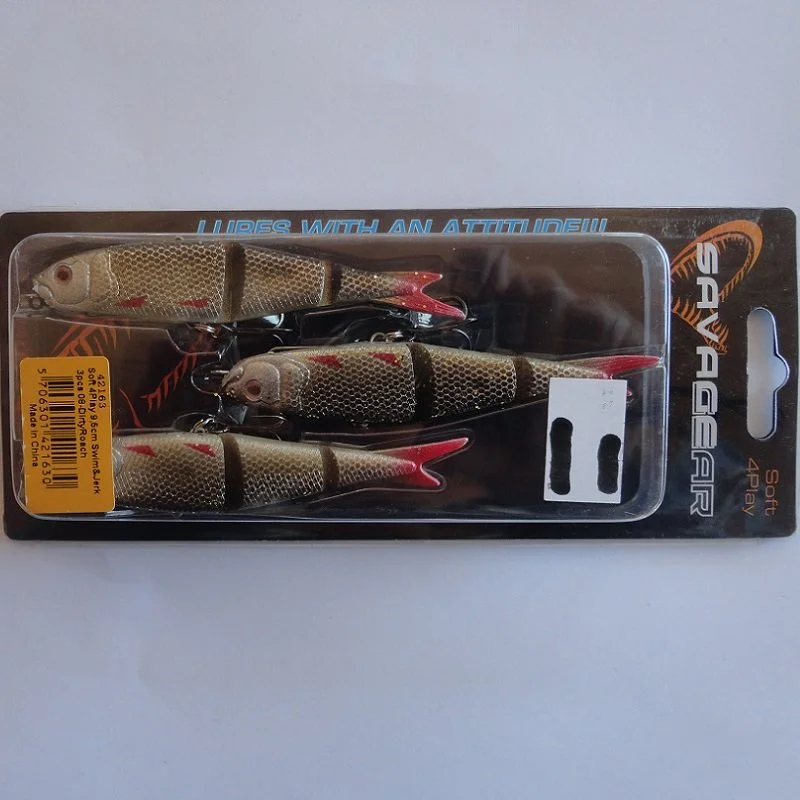 Soft 4Play Ready to Fish 9,5cm Dirty Roach 3-pack